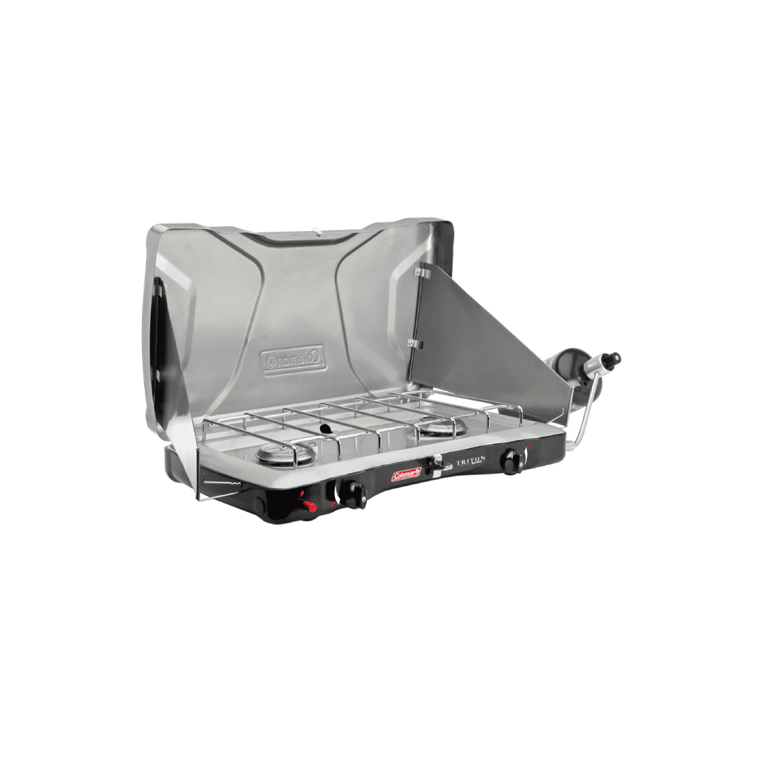 Coleman triton 2 burner stove best sale