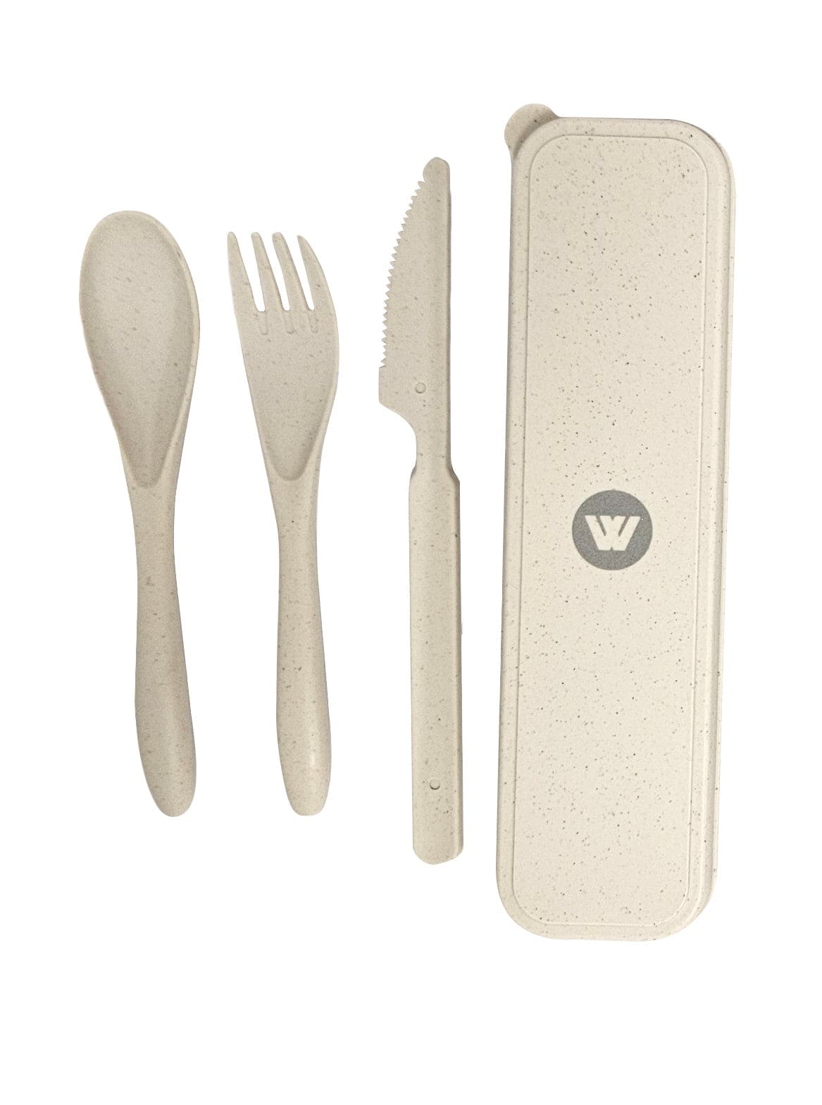 Wheat Straw Cutlery Set in Carry Case